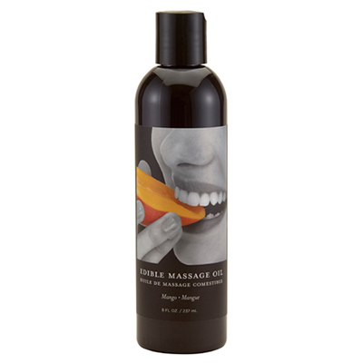 Edible Massage Oil Mango 8 fl oz / 237 ml – Rechargeable, Discreet, Intimate Wellness Accessory – Quiet, Rechargeable, Waterproof, Couples & Solo Use, Discreet Intimate Wellness Accessory