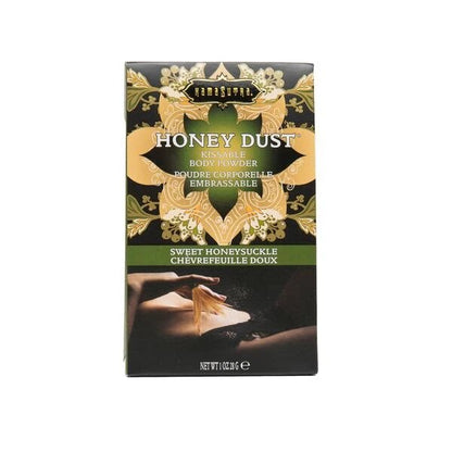 Honey Dust Body Powder Sweet Honeysuckle (1oz) – Rechargeable, Discreet, Intimate Wellness Accessory – Quiet, Rechargeable, Waterproof, Couples & Solo Use, Discreet Intimate Wellness Accessory