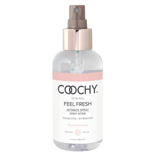 Oh So Fine Feel Fresh Intimate Spray - Peony Prowess 4oz | 118mL – Rechargeable, Discreet, Intimate Wellness Accessory – Quiet, Rechargeable, Waterproof, Couples & Solo Use, Discreet Intimate Wellness Accessory