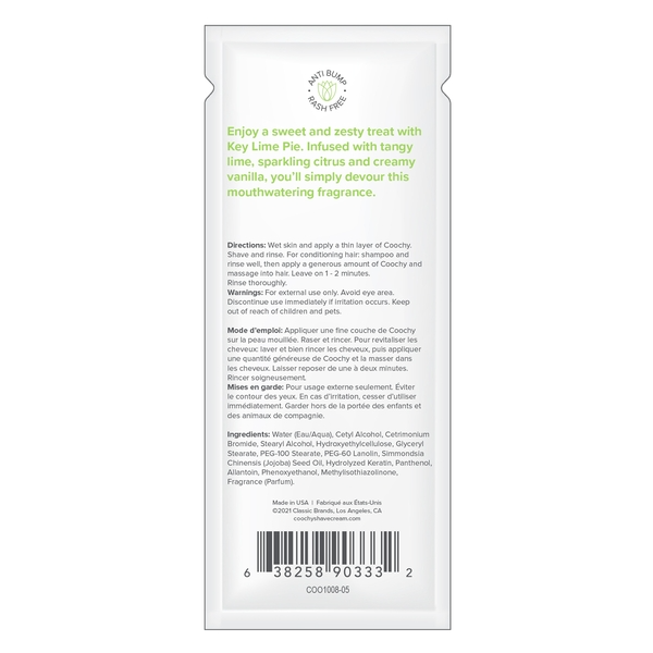 Oh So Smooth   Shave CreamKey Lime Pie .5oz | 15mL – Rechargeable, Discreet, Intimate Wellness Accessory – Quiet, Rechargeable, Waterproof, Couples & Solo Use, Discreet Intimate Wellness Accessory