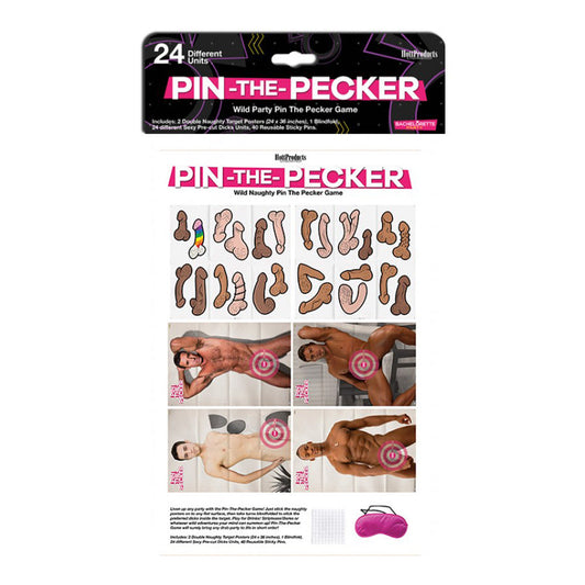 Pin The Pecker Game – Rechargeable, Discreet, Intimate Wellness Accessory – Quiet, Rechargeable, Waterproof, Couples & Solo Use, Discreet Intimate Wellness Accessory