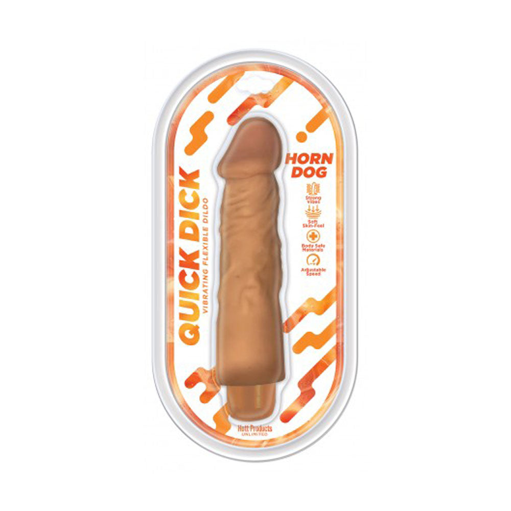 Quick Dick - Horn Dog massager – Rechargeable, Discreet, Intimate Wellness Accessory – Quiet, Rechargeable, Waterproof, Couples & Solo Use, Discreet Intimate Wellness Accessory