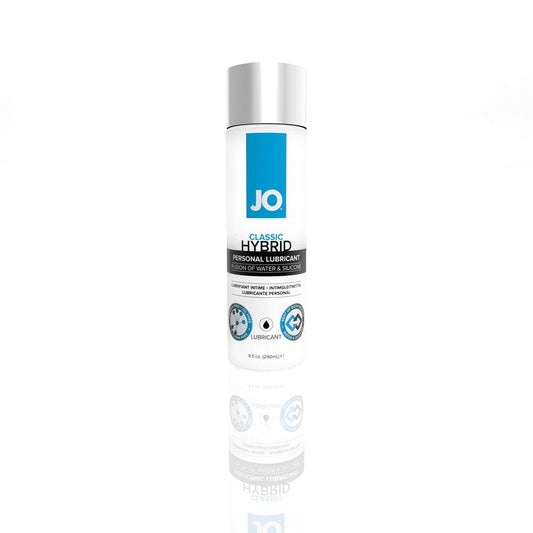 JO Classic Hybrid - Original - Lubricant 8 floz / 240 mL – Rechargeable, Discreet, Intimate Wellness Accessory – Quiet, Rechargeable, Waterproof, Couples & Solo Use, Discreet Intimate Wellness Accessory