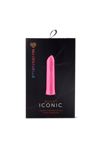Nu Sensuelle ICONIC BULLET - DEEP PINK – Rechargeable, Discreet, Intimate Wellness Accessory – Quiet, Rechargeable, Waterproof, Couples & Solo Use, Discreet Intimate Wellness Accessory