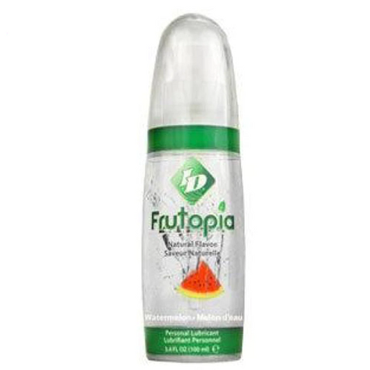 ID FRUTOPIA Watermelon  3.4 fl oz Pump Bottle – Rechargeable, Discreet, Intimate Wellness Accessory – Quiet, Rechargeable, Waterproof, Couples & Solo Use, Discreet Intimate Wellness Accessory