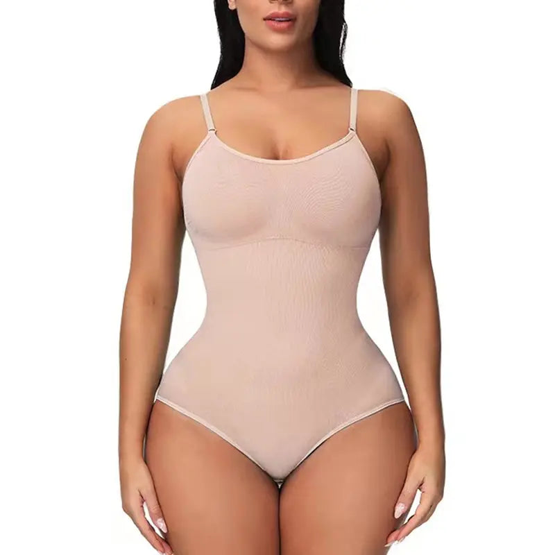 SlimFit V Neck Shapewear Bodysuit