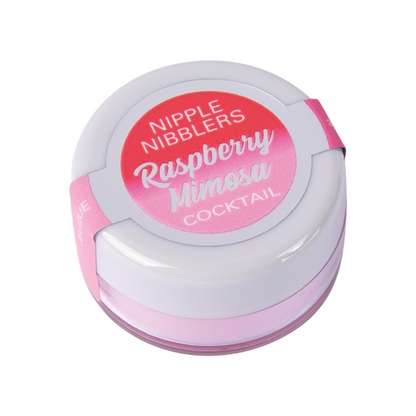 NIPPLE NIBBLERS Cocktail Pleasure Balm Raspberry Mimosa 3g – Rechargeable, Discreet, Intimate Wellness Accessory – Quiet, Rechargeable, Waterproof, Couples & Solo Use, Discreet Intimate Wellness Accessory