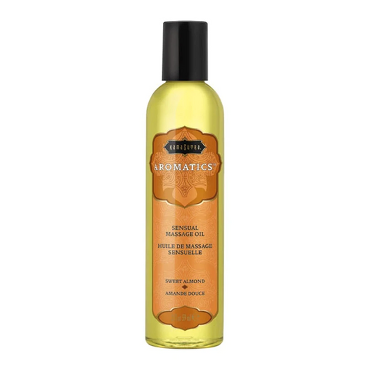 Kama Sutra Massage Oil Sweet Almond 2oz – Rechargeable, Discreet, Intimate Wellness Accessory – Quiet, Rechargeable, Waterproof, Couples & Solo Use, Discreet Intimate Wellness Accessory