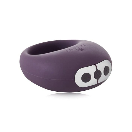 Je Joue Mio Vibrating male Ring Purple – Rechargeable, Discreet, Intimate Wellness Accessory – Quiet, Rechargeable, Waterproof, Couples & Solo Use, Discreet Intimate Wellness Accessory