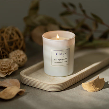 Luxury Massage Candle - Ylang Ylang & Mandarin – Rechargeable, Discreet, Intimate Wellness Accessory – Quiet, Rechargeable, Waterproof, Couples & Solo Use, Discreet Intimate Wellness Accessory