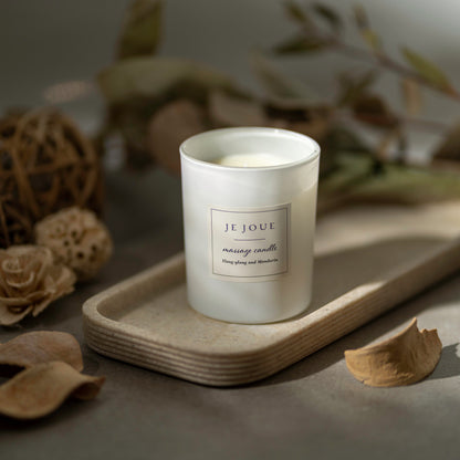 Luxury Massage Candle - Ylang Ylang & Mandarin – Rechargeable, Discreet, Intimate Wellness Accessory – Quiet, Rechargeable, Waterproof, Couples & Solo Use, Discreet Intimate Wellness Accessory