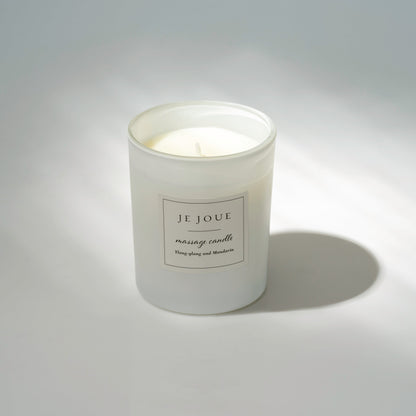 Luxury Massage Candle - Ylang Ylang & Mandarin – Rechargeable, Discreet, Intimate Wellness Accessory – Quiet, Rechargeable, Waterproof, Couples & Solo Use, Discreet Intimate Wellness Accessory
