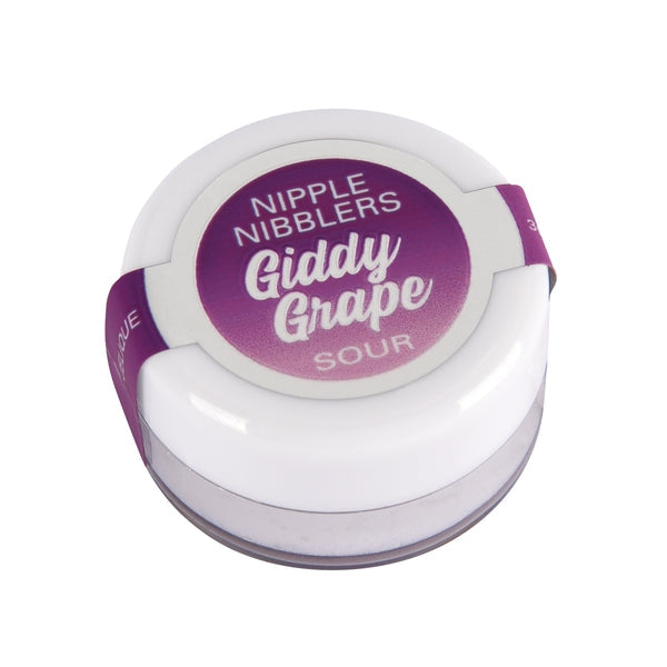 NIPPLE NIBBLERS Sour Pleasure Balm Giddy Grape 3g – Rechargeable, Discreet, Intimate Wellness Accessory – Quiet, Rechargeable, Waterproof, Couples & Solo Use, Discreet Intimate Wellness Accessory