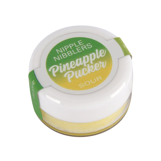 NIPPLE NIBBLERS Sour Pleasure Balm Pineapple Pucker 3g – Rechargeable, Discreet, Intimate Wellness Accessory – Quiet, Rechargeable, Waterproof, Couples & Solo Use, Discreet Intimate Wellness Accessory