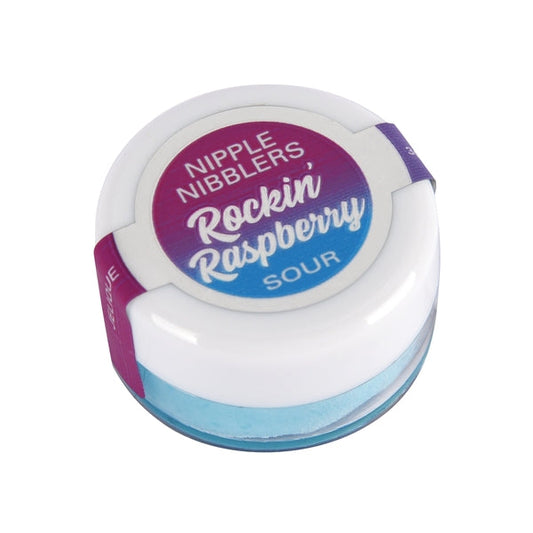 NIPPLE NIBBLERS Sour Pleasure Balm Rockin' Raspberry 3g – Rechargeable, Discreet, Intimate Wellness Accessory – Quiet, Rechargeable, Waterproof, Couples & Solo Use, Discreet Intimate Wellness Accessory