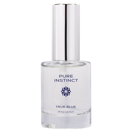 True Blue Pheromone Infused Fragrance .74oz | 22 mL – Rechargeable, Discreet, Intimate Wellness Accessory – Quiet, Rechargeable, Waterproof, Couples & Solo Use, Discreet Intimate Wellness Accessory