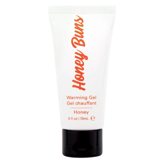 HONEY BUNS Warming Arousal Gel Honey .5oz | 15mL – Rechargeable, Discreet, Intimate Wellness Accessory – Quiet, Rechargeable, Waterproof, Couples & Solo Use, Discreet Intimate Wellness Accessory