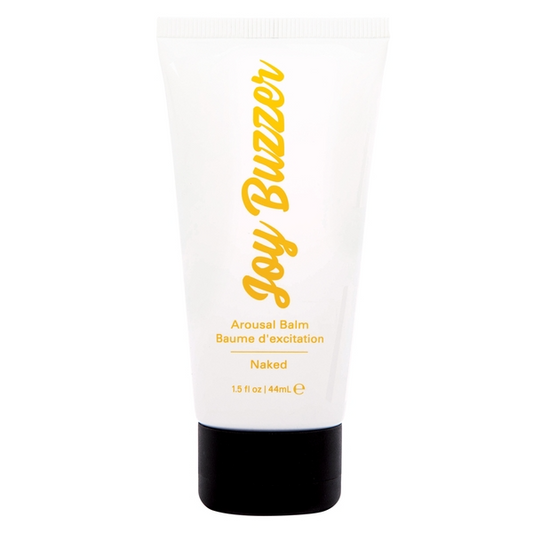 JOY BUZZER Clitoral Arousal Balm - Naked Flavor Free 1.5oz | 44mL – Rechargeable, Discreet, Intimate Wellness Accessory – Quiet, Rechargeable, Waterproof, Couples & Solo Use, Discreet Intimate Wellness Accessory