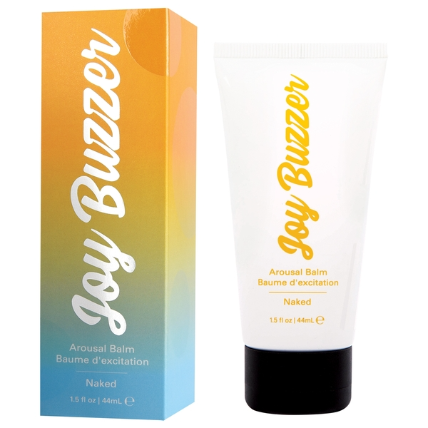 JOY BUZZER Clitoral Arousal Balm - Naked Flavor Free 1.5oz | 44mL – Rechargeable, Discreet, Intimate Wellness Accessory – Quiet, Rechargeable, Waterproof, Couples & Solo Use, Discreet Intimate Wellness Accessory