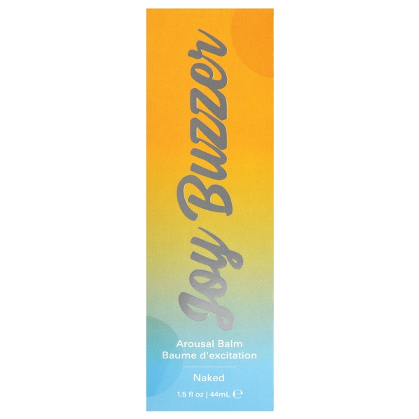 JOY BUZZER Clitoral Arousal Balm - Naked Flavor Free 1.5oz | 44mL – Rechargeable, Discreet, Intimate Wellness Accessory – Quiet, Rechargeable, Waterproof, Couples & Solo Use, Discreet Intimate Wellness Accessory