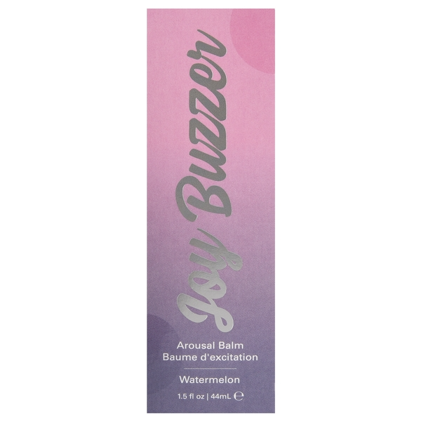JOY BUZZER Clitoral Arousal Balm - Watermelon 1.5oz | 44mL – Rechargeable, Discreet, Intimate Wellness Accessory – Quiet, Rechargeable, Waterproof, Couples & Solo Use, Discreet Intimate Wellness Accessory