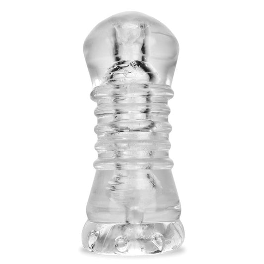JERK, solo massager - CLEAR – Rechargeable, Discreet, Intimate Wellness Accessory – Quiet, Rechargeable, Waterproof, Couples & Solo Use, Discreet Intimate Wellness Accessory