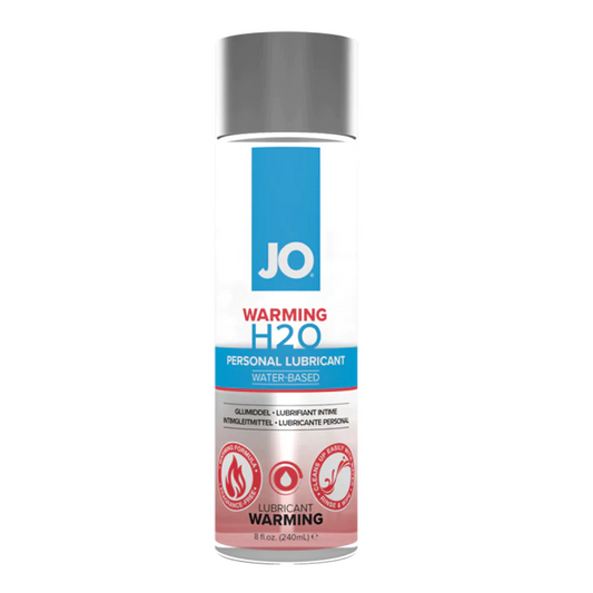 JO H2O - Warming - Lubricant 8 floz / 240 mL – Rechargeable, Discreet, Intimate Wellness Accessory – Quiet, Rechargeable, Waterproof, Couples & Solo Use, Discreet Intimate Wellness Accessory
