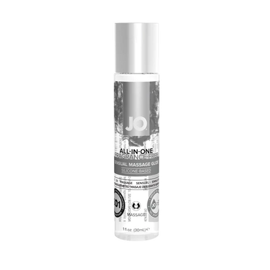 JO Massage Glide - Unscented 1oz – Rechargeable, Discreet, Intimate Wellness Accessory – Quiet, Rechargeable, Waterproof, Couples & Solo Use, Discreet Intimate Wellness Accessory