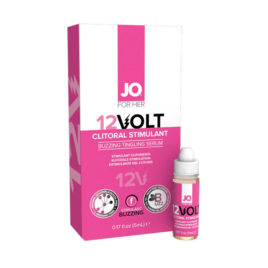 JO 12Volt Arousal Serum – Rechargeable, Discreet, Intimate Wellness Accessory – Quiet, Rechargeable, Waterproof, Couples & Solo Use, Discreet Intimate Wellness Accessory