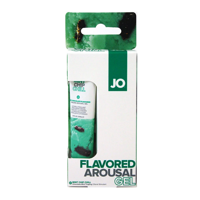 Jo Arousal Gel Mint Chip Chill – Rechargeable, Discreet, Intimate Wellness Accessory – Quiet, Rechargeable, Waterproof, Couples & Solo Use, Discreet Intimate Wellness Accessory