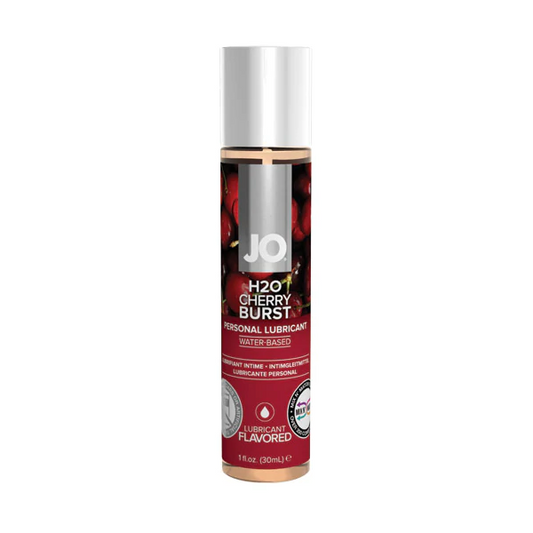 JO H2O Flavoured Lubricant Cherry 1oz – Rechargeable, Discreet, Intimate Wellness Accessory – Quiet, Rechargeable, Waterproof, Couples & Solo Use, Discreet Intimate Wellness Accessory