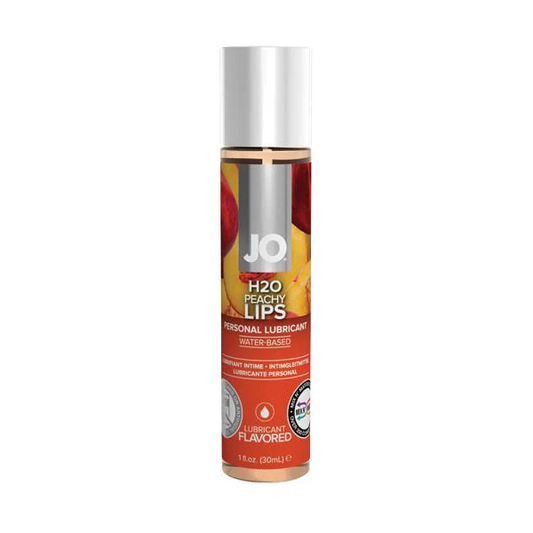 JO H2O Flavoured Lubricant Peachy 1oz – Rechargeable, Discreet, Intimate Wellness Accessory – Quiet, Rechargeable, Waterproof, Couples & Solo Use, Discreet Intimate Wellness Accessory