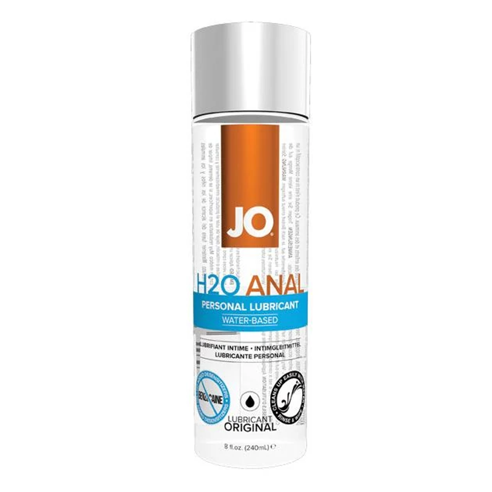 JO backdoor H2O Lubricant 8oz – Rechargeable, Discreet, Intimate Wellness Accessory – Quiet, Rechargeable, Waterproof, Couples & Solo Use, Discreet Intimate Wellness Accessory