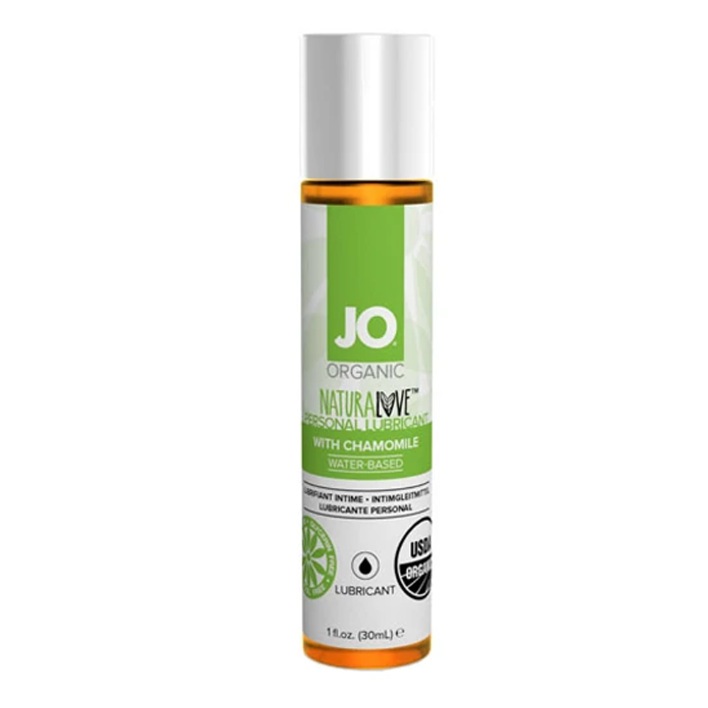 JO NATURALOVE Organic Lubricant 1oz – Rechargeable, Discreet, Intimate Wellness Accessory – Quiet, Rechargeable, Waterproof, Couples & Solo Use, Discreet Intimate Wellness Accessory