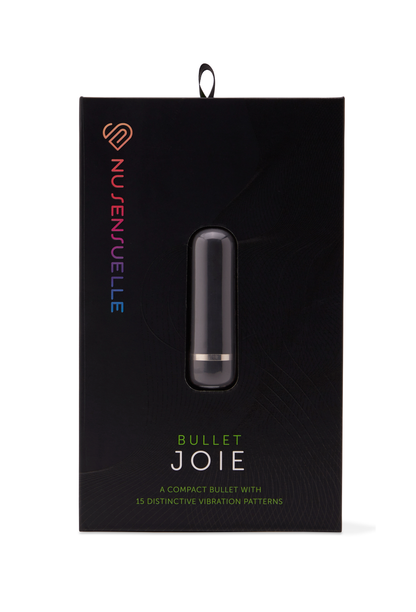 JOIE - BLACK – Rechargeable, Discreet, Intimate Wellness Accessory – Quiet, Rechargeable, Waterproof, Couples & Solo Use, Discreet Intimate Wellness Accessory