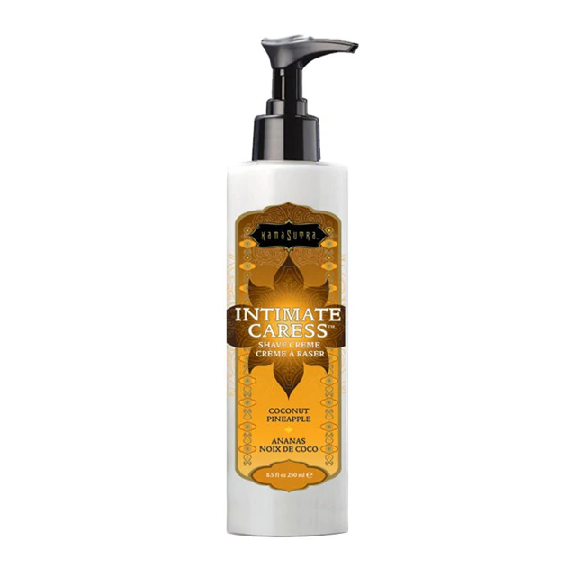 Intimate Caress Shave Cream Coconut Pineapple – Rechargeable, Discreet, Intimate Wellness Accessory – Quiet, Rechargeable, Waterproof, Couples & Solo Use, Discreet Intimate Wellness Accessory
