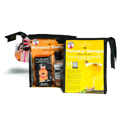 ORAL intimacy COCKTAIL KIT - Porn Star Martini (Tropical Mango) 2oz Divine Nectar / .75oz Oil of Love – Rechargeable, Discreet, Intimate Wellness Accessory – Quiet, Rechargeable, Waterproof, Couples & Solo Use, Discreet Intimate Wellness Accessory