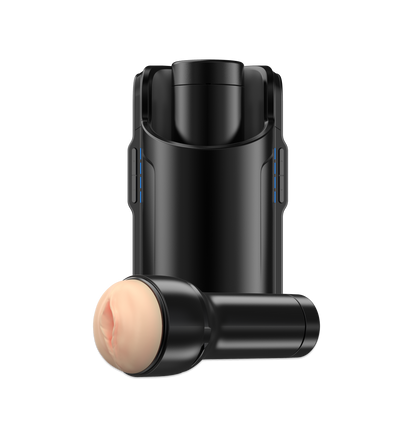 Keon & Feel Stroker Combo Set Pale – Rechargeable, Discreet, Intimate Wellness Accessory – Quiet, Rechargeable, Waterproof, Couples & Solo Use, Discreet Intimate Wellness Accessory