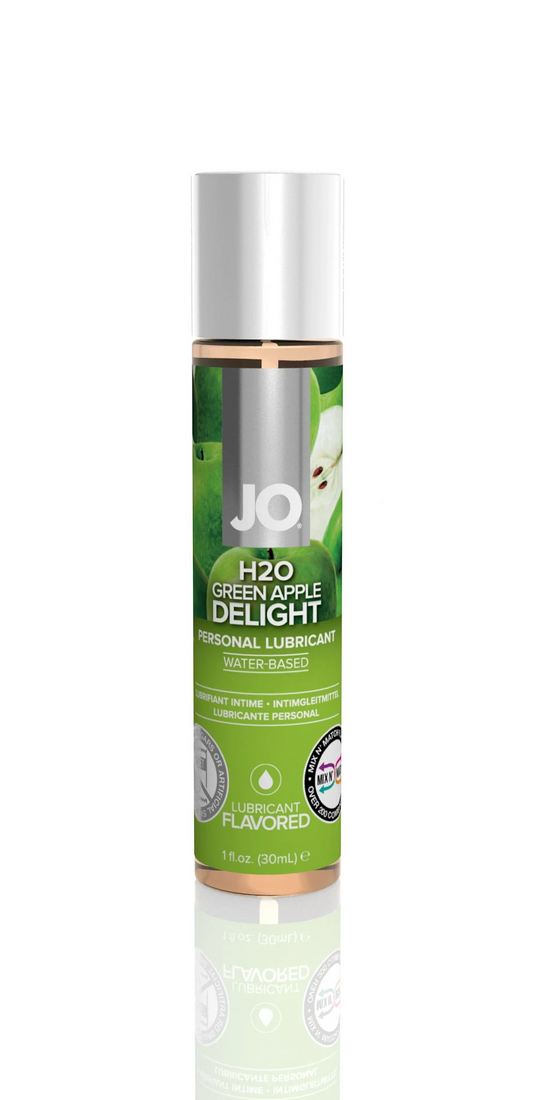 JO H2O - Green Apple - Lubricant 1 floz / 30 mL – Rechargeable, Discreet, Intimate Wellness Accessory – Quiet, Rechargeable, Waterproof, Couples & Solo Use, Discreet Intimate Wellness Accessory