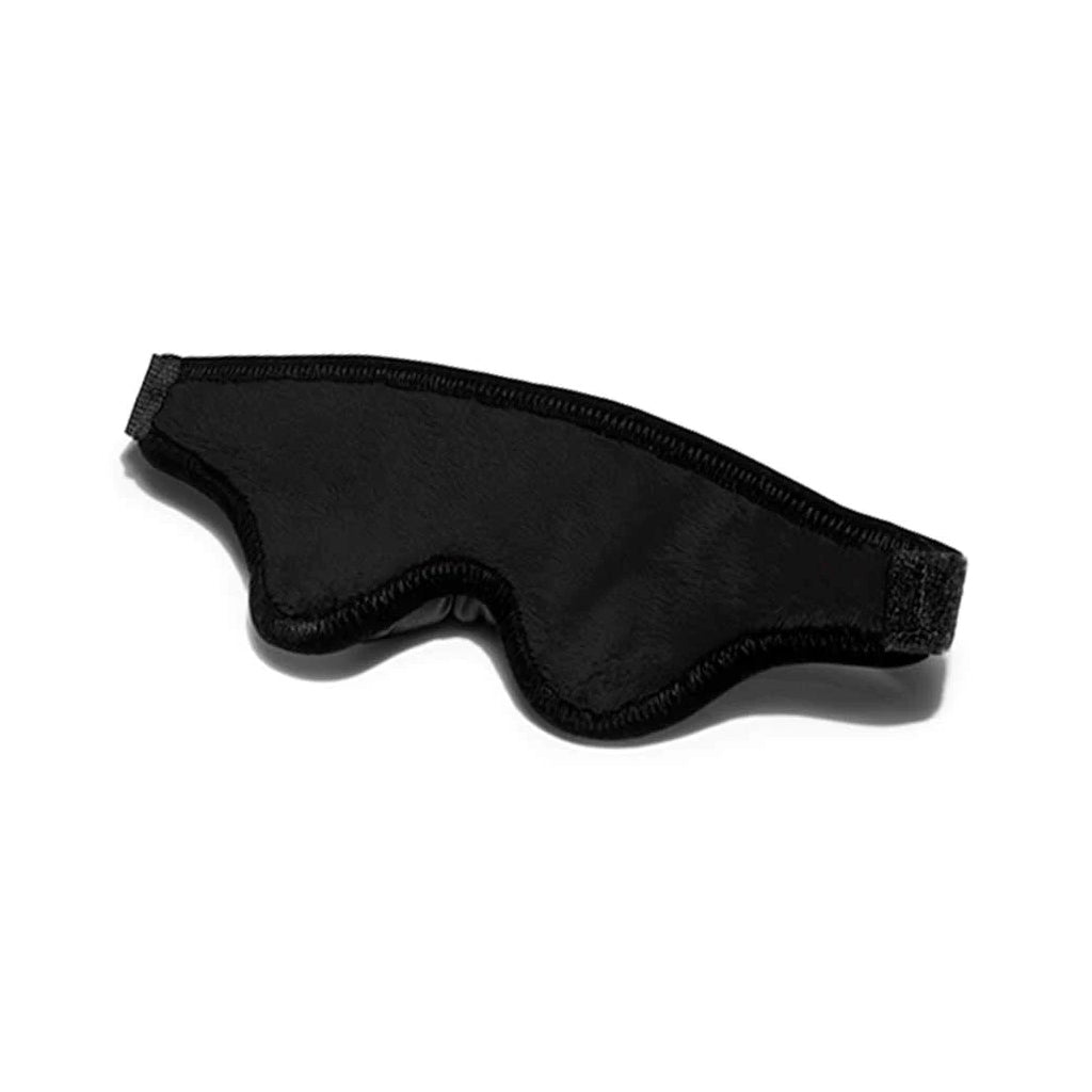 Black Label Loveblind Plush Blindfold Black Microfiber – Rechargeable, Discreet, Intimate Wellness Accessory – Quiet, Rechargeable, Waterproof, Couples & Solo Use, Discreet Intimate Wellness Accessory
