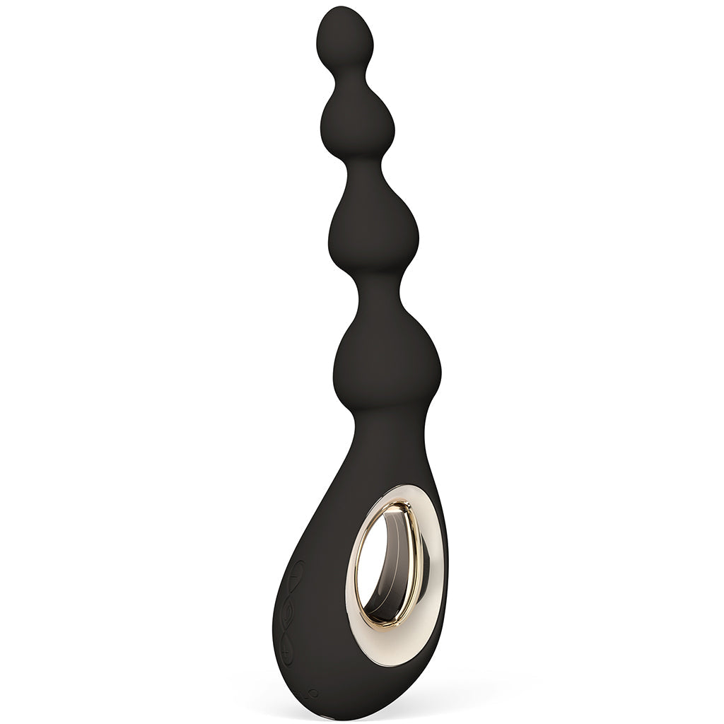 SORAYA Beads Black – Rechargeable, Discreet, Intimate Wellness Accessory – Quiet, Rechargeable, Waterproof, Couples & Solo Use, Discreet Intimate Wellness Accessory