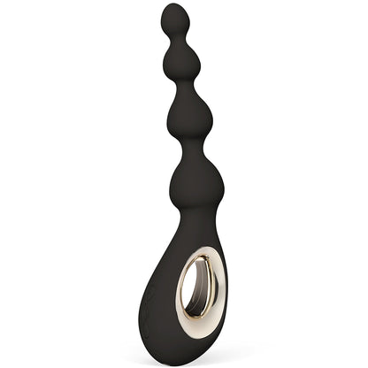SORAYA Beads Black – Rechargeable, Discreet, Intimate Wellness Accessory – Quiet, Rechargeable, Waterproof, Couples & Solo Use, Discreet Intimate Wellness Accessory