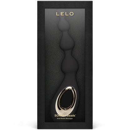 SORAYA Beads Black – Rechargeable, Discreet, Intimate Wellness Accessory – Quiet, Rechargeable, Waterproof, Couples & Solo Use, Discreet Intimate Wellness Accessory