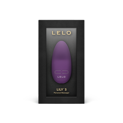 LILY™ 3 Dark Plum – Rechargeable, Discreet, Intimate Wellness Accessory – Quiet, Rechargeable, Waterproof, Couples & Solo Use, Discreet Intimate Wellness Accessory
