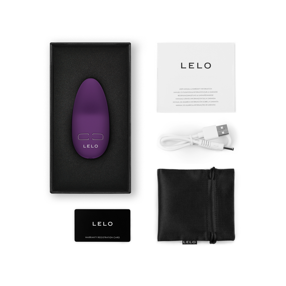 LILY™ 3 Dark Plum – Rechargeable, Discreet, Intimate Wellness Accessory – Quiet, Rechargeable, Waterproof, Couples & Solo Use, Discreet Intimate Wellness Accessory