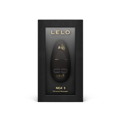 NEA™ 3 Pitch Black – Rechargeable, Discreet, Intimate Wellness Accessory – Quiet, Rechargeable, Waterproof, Couples & Solo Use, Discreet Intimate Wellness Accessory