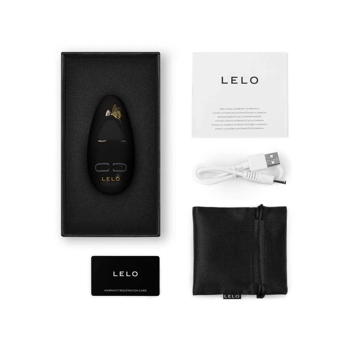 NEA™ 3 Pitch Black – Rechargeable, Discreet, Intimate Wellness Accessory – Quiet, Rechargeable, Waterproof, Couples & Solo Use, Discreet Intimate Wellness Accessory