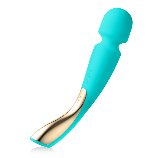 Smart Wand 2 Large Aqua – Rechargeable, Discreet, Intimate Wellness Accessory – Quiet, Rechargeable, Waterproof, Couples & Solo Use, Discreet Intimate Wellness Accessory