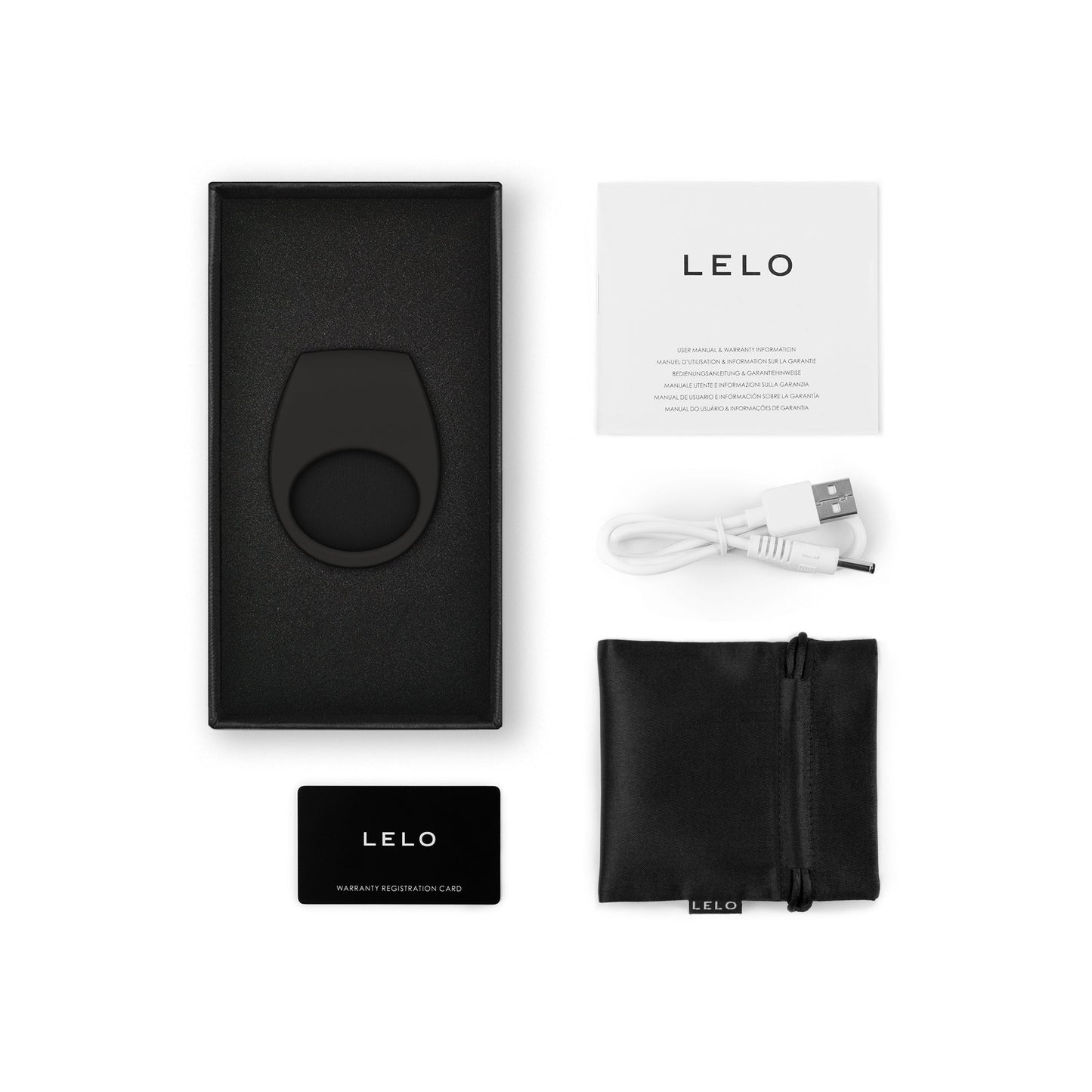 LELO TOR™ 3 Black – Rechargeable, Discreet, Intimate Wellness Accessory – Quiet, Rechargeable, Waterproof, Couples & Solo Use, Discreet Intimate Wellness Accessory