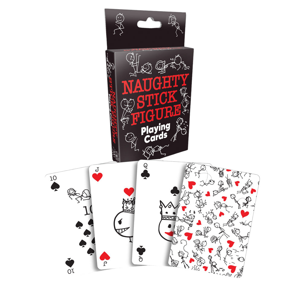 Stick Figures Playing Cards